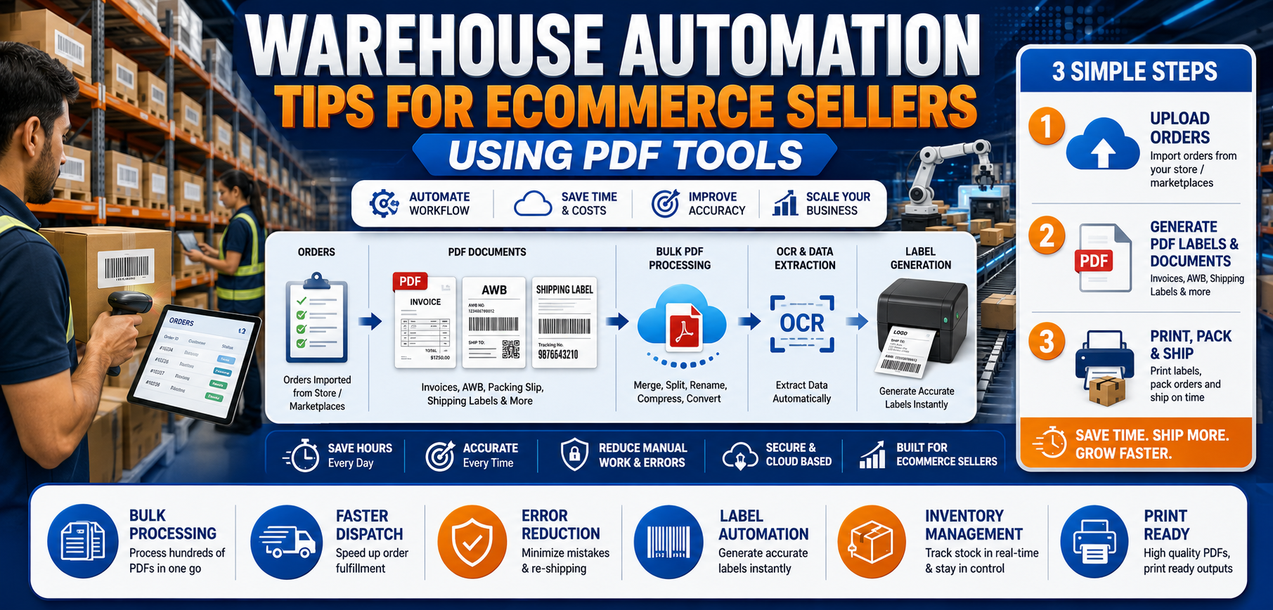 Warehouse Automation Tips for Ecommerce Sellers